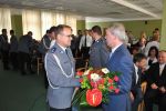Życzenia policjantom złożył burmistrz Cieszyna.